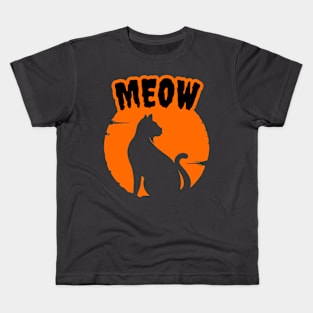Meow - Cats Sound Kids T-Shirt